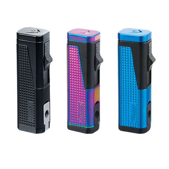 Vector Urbano Triple Flame Torch Lighter with Cigar Punch