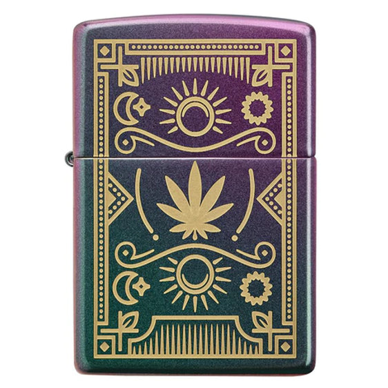Zippo Lighter - Iridescent Cannabis
