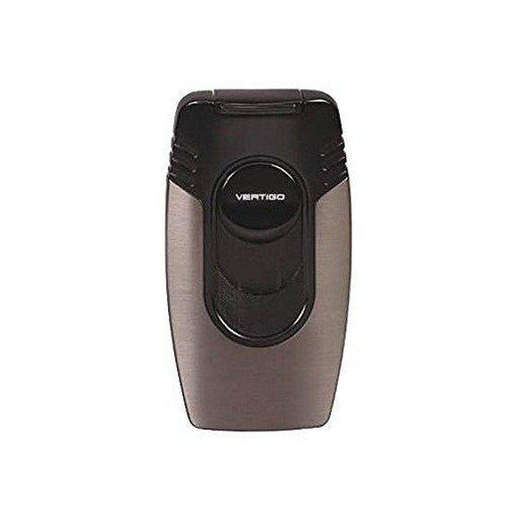 Vertigo Goliath (Big Buddha) Quad Flame Table Lighter - Gunmetal