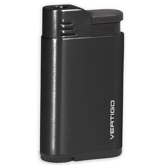 Vertigo Attache Single Jet Flame Lighter - Anodized Black