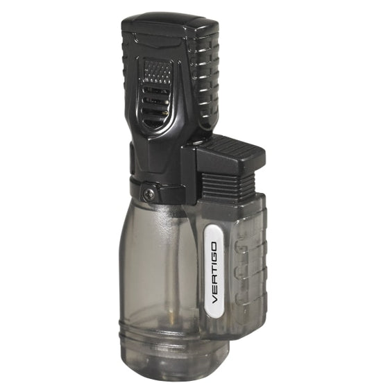 Vertigo Venom 2 Triple Torch Lighter - Charcoal & Black