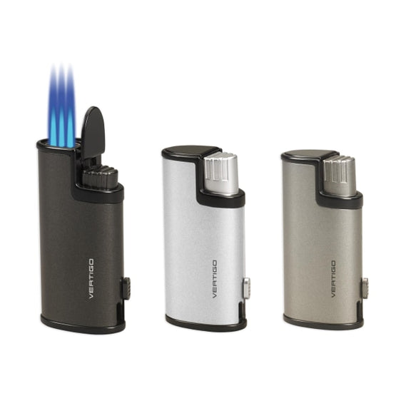 Vertigo Warrior Triple Flame Lighter w/ Cigar Punch