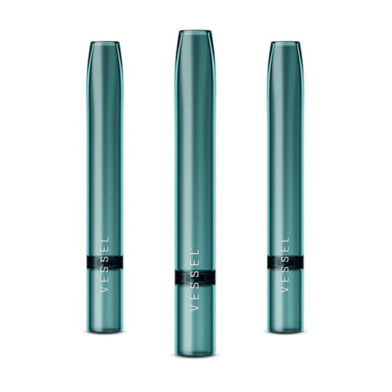 Vessel Air Glass One Hitters - 3 Pack - Emerald