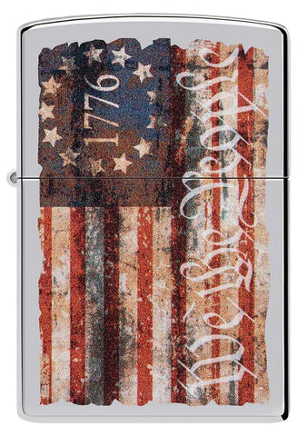 Zippo Lighter - Betsy Ross-Inspired 1776 American Flag