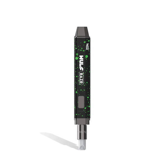 Yocan Razr Nectar Collector and Hot Knife by Wulf Mods - Black Green Splatter