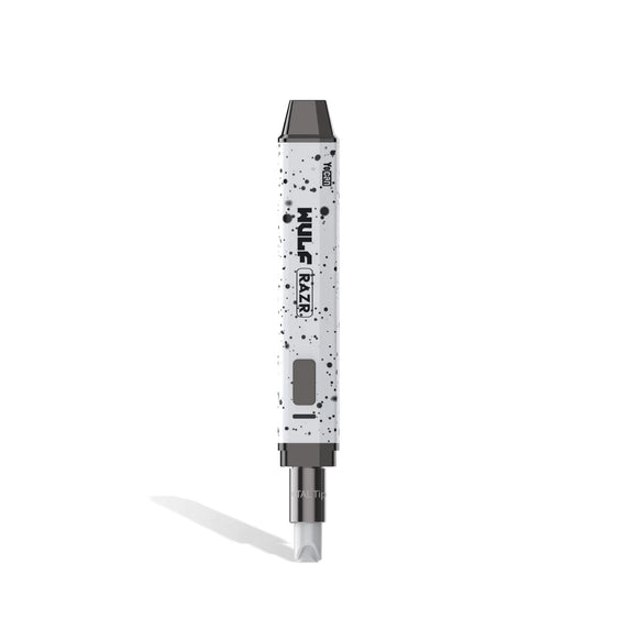 Yocan Razr Nectar Collector and Hot Knife by Wulf Mods - White Black Splatter