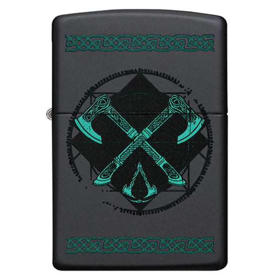 Zippo Lighter - Assassin's Creed Valhalla w/ Celtic Braid