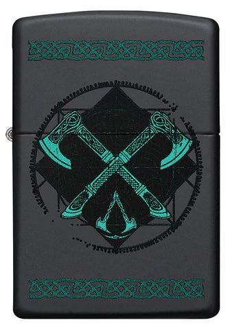 Zippo Lighter - Assassin's Creed Valhalla w/ Celtic Braid