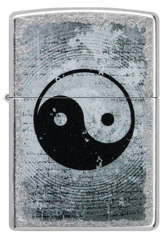 Zippo Lighter - Distressed Yin Yang