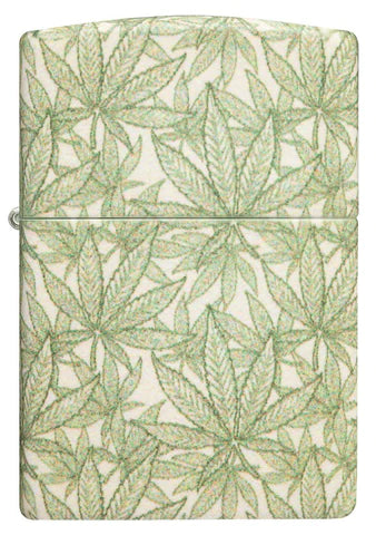 Zippo Lighter - All Over Cannabis