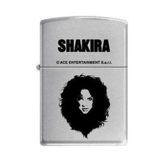 Zippo Lighter - Shakira Brushed Chrome