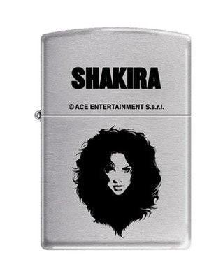Zippo Lighter - Shakira Brushed Chrome