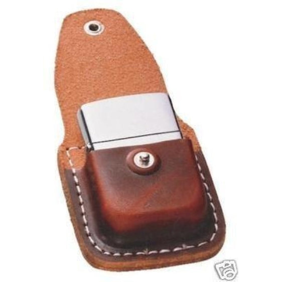Zippo Brown Lighter Pouch with Clip
