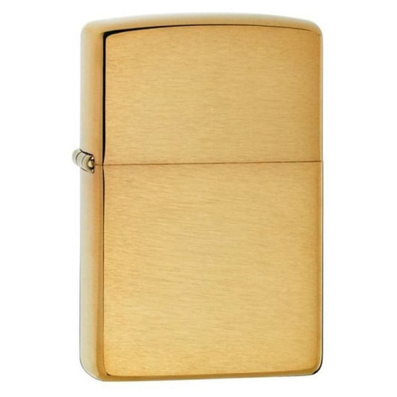 Zippo Lighter - Armor Brushed Brass