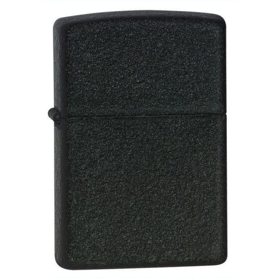 Zippo Lighter - Black Crackle