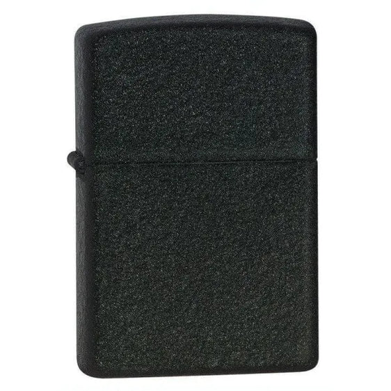 Zippo Lighter - Black Crackle