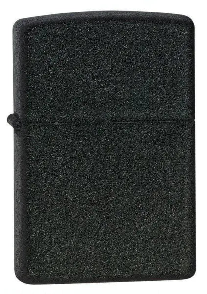 Zippo Lighter - Black Crackle