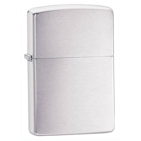 Zippo Lighter - Brushed Chrome