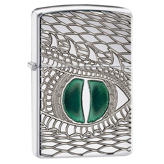 Zippo Lighter - Dragon Eye High Polish Armor