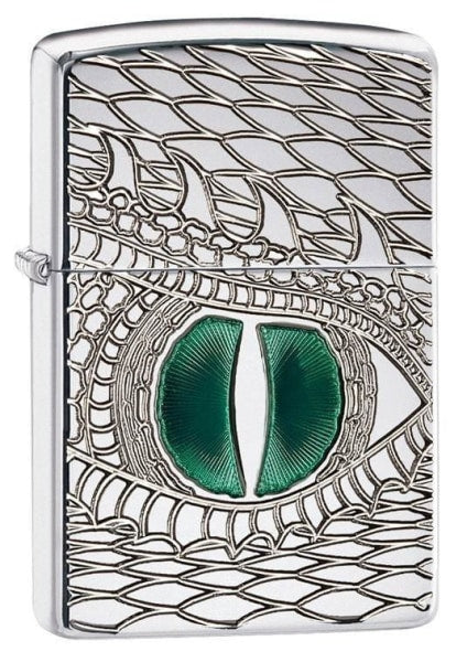 Zippo Lighter - Dragon Eye High Polish Armor