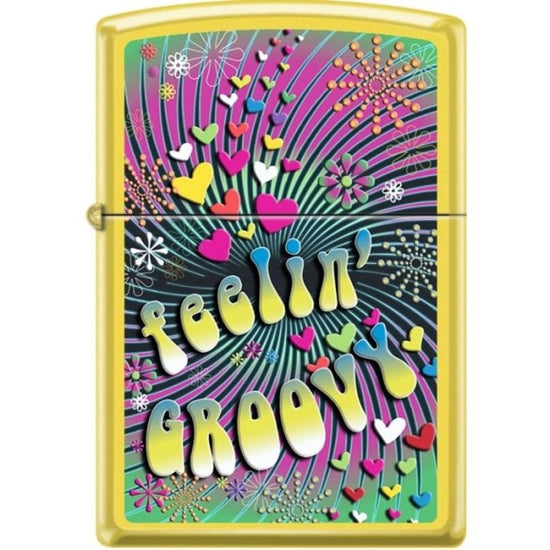 Zippo Lighter - Feelin' Groovy Lemon