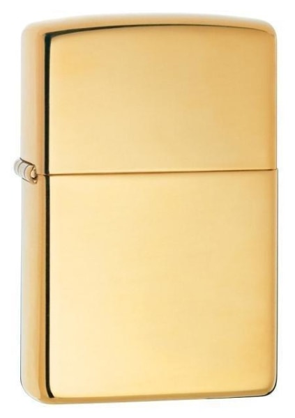 Zippo Lighter - High Polish Brass w/o Engraving