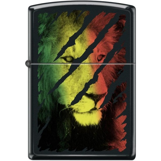 Zippo Lighter - Lion Head Black Matte