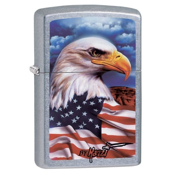Zippo Lighter - Mazzi Freedom Watch Street Chrome