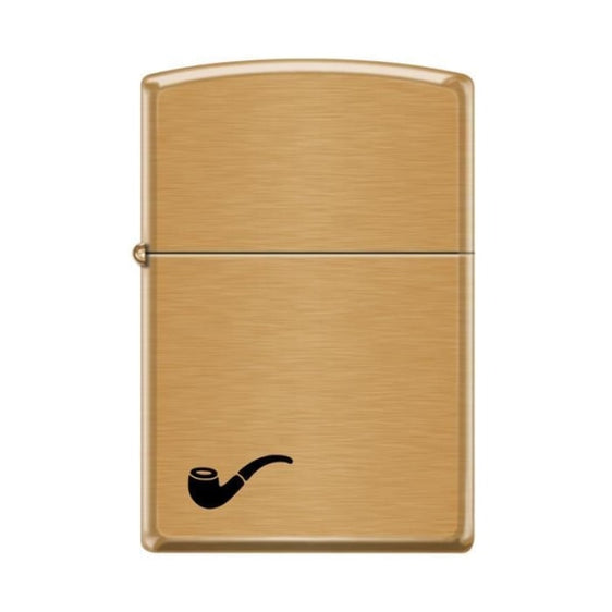 Zippo Lighter - Pipe Lighter Brushed Brass