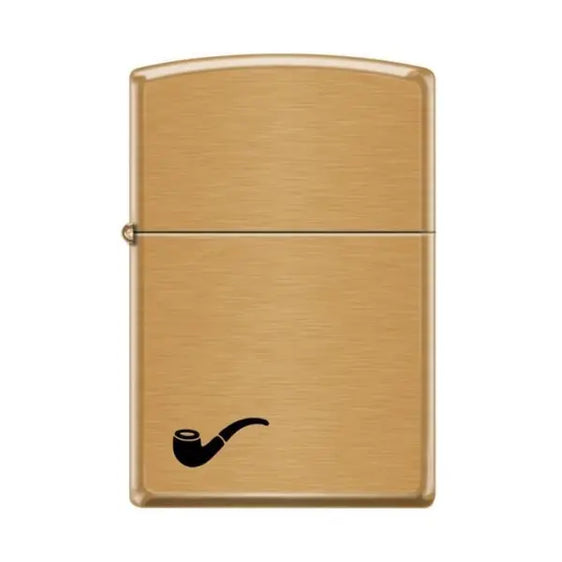 Zippo Lighter - Pipe Lighter Brushed Brass