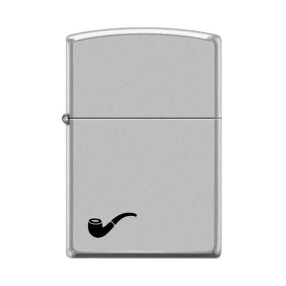 Zippo Lighter - Pipe Lighter Satin Chrome