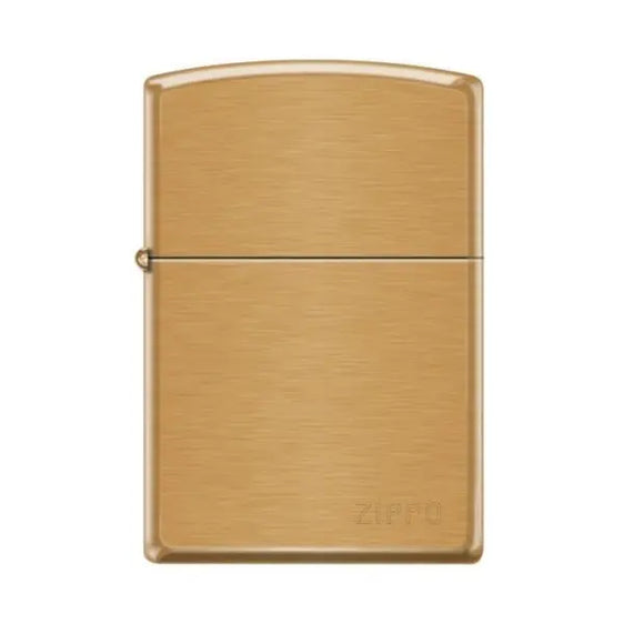 Zippo Lighter - Pipe Lighter With Logo Brushed Brass