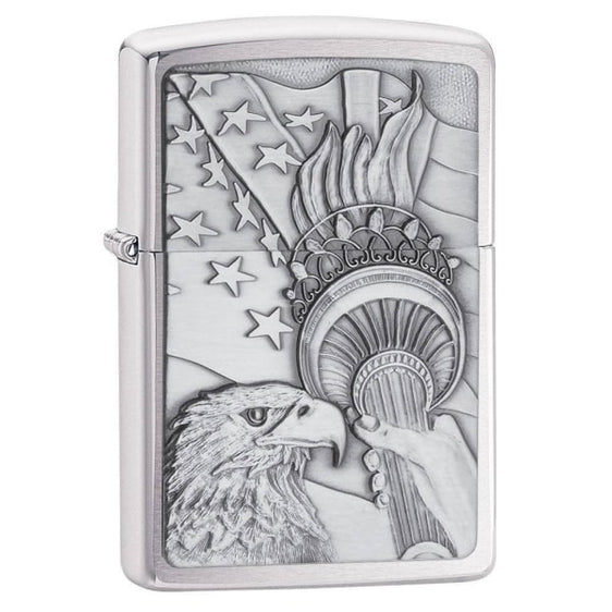 Zippo Lighter - Patriotic Proud Eagle