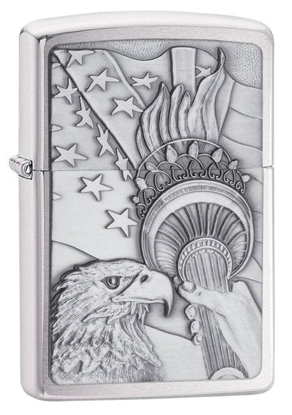 Zippo Lighter - Patriotic Proud Eagle