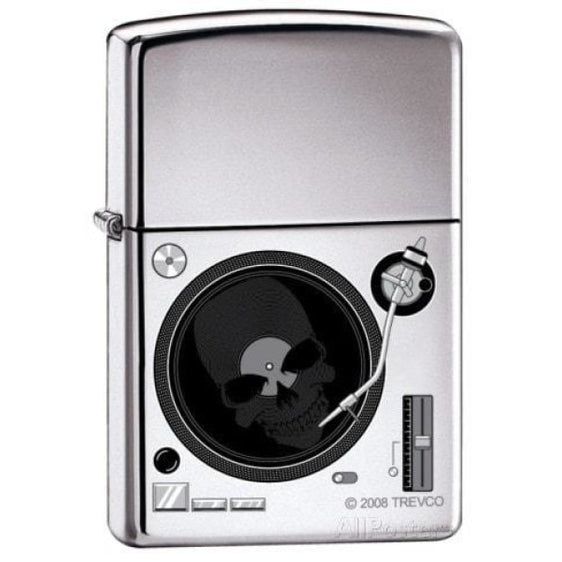 Zippo Lighter - Turntable High Polish Chrome