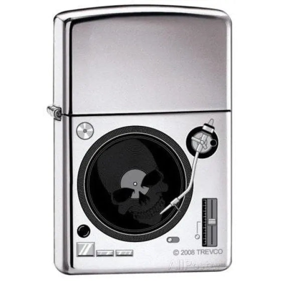 Zippo Lighter - Turntable High Polish Chrome