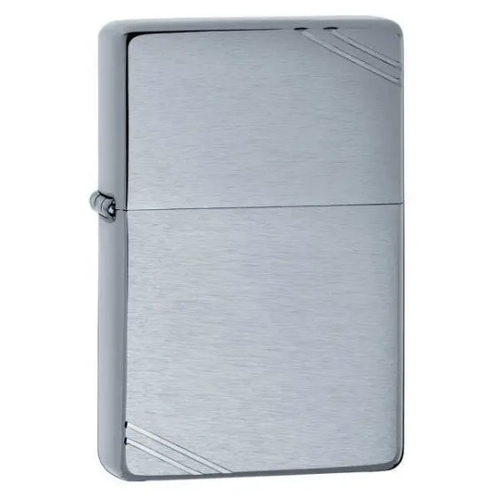 Zippo Lighter - Vintage Brushed w/ Slashes