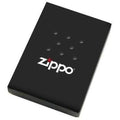 Zippo Lighter - Cowboy on Horse w/ Flag Satin Chrome Zippo Zippo   