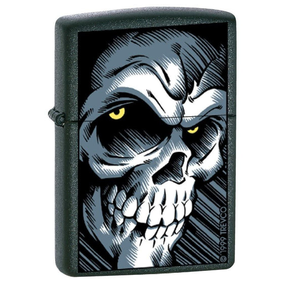 Zippo Lighter - Big Skull Black Matte