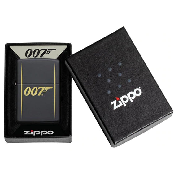 Zippo Lighter - James Bond 007 Black Matte
