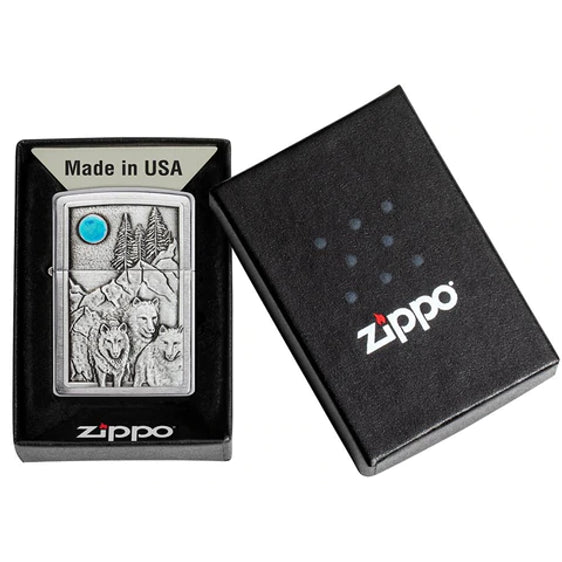 Zippo Lighter - Emblem Wolf Pack
