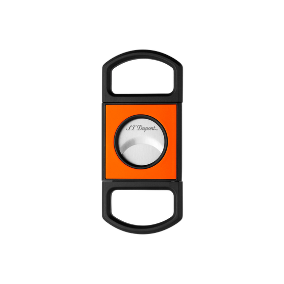 
Cigar Cutter Guillotine - Neon Colors Edition - Matte Black & Neon Orange