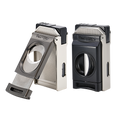 
Vector Switch Double Flame Torch Lighter with Cigar Cutter - Nickle Satin