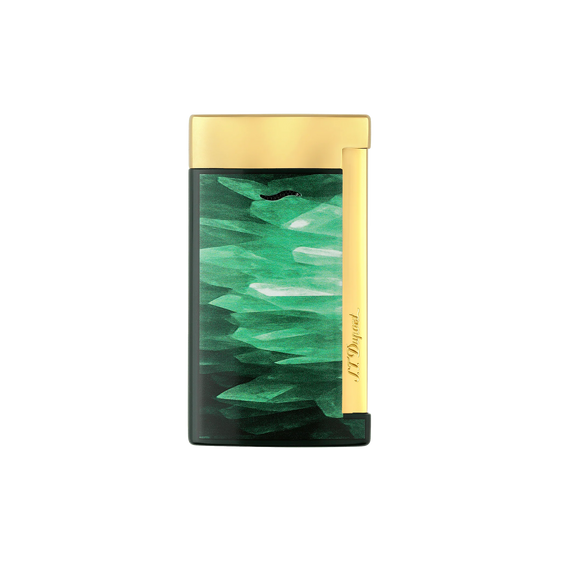 
S.T. Dupont Slim 7 Géode Lacquered Lighter - Green