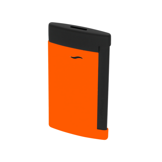 
S.T. Dupont Lighter Slim 7 - Matte Black & Neon Orange