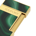 
S.T. Dupont Slimmy Géode Lacquered Lighter — Green