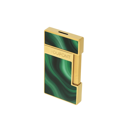 S.T. Dupont Slimmy Gรฉode Lacquered Lighter โ Green