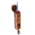 
Vector Caliper Single Flame Torch Lighter with Cigar Punch - Copper Satin