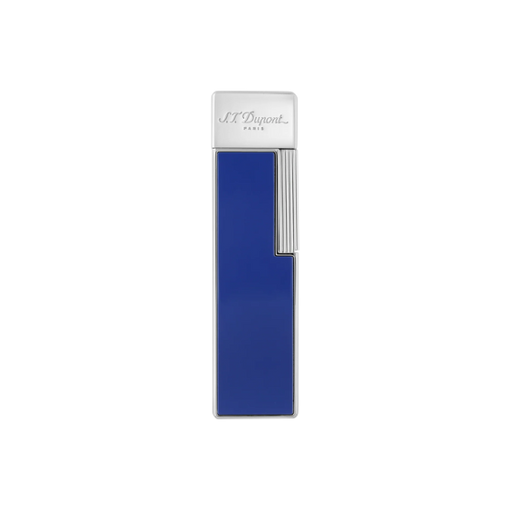 
S.T. Dupont Twiggy Lighter - Blue Lacquer & Chrome