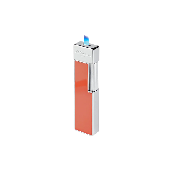 
S.T. Dupont Twiggy Lacquered Lighter - Coral Lacquer